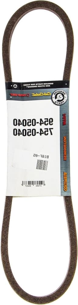 V-riem Grasmaaier - Vervangende riem Riem - Maaieronderhoud - O.E.M. Gekwalificeerd - 39.37 cm - Zwart — thumbnail 1