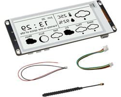 ESP32 Ontwikkelingsboard - E-Ink Display Module - IoT Projecten - Extreem Laag Stroomverbruik - 29 inch - Zwart-Wit