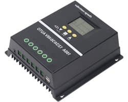 Zonne-energie MPPT Laadcontroller 100A voor 12V, 24V, 36V en 48V systemen met Dual USB en LCD-scherm voor optimale energiebeheer en efficiënt opladen