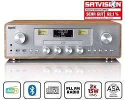 Imperial DABMAN radio met CD speler - DAB+ / FM - USB - Bluetooth - ASA Functie - Hout