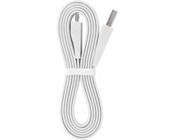 Oplaadkabel voor Bluetooth Speakers, 1.2m USB Kabel Vervanging voor Draadloze Geluidssystemen, Geschikt voor Boom en Wonderboom Speakers (Wit)