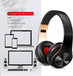 Bluetooth 5.3 Koptelefoon - Goud - Lange Batterij — thumbnail 2