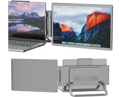 14" HDeye PM14R Draagbare Monitor – FHD 1920x1200 IPS, Dual USB-C, Mini HDMI, Ultra Slim – Voor Laptop, Telefoon, Gaming