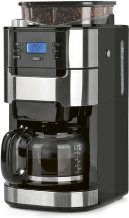 SNJY® Koffiemachine met Bonen - Volautomatische Koffiemachine - Espressomachine - Koffiezetapparaat Bonen - 900 W - Zwart — thumbnail 1