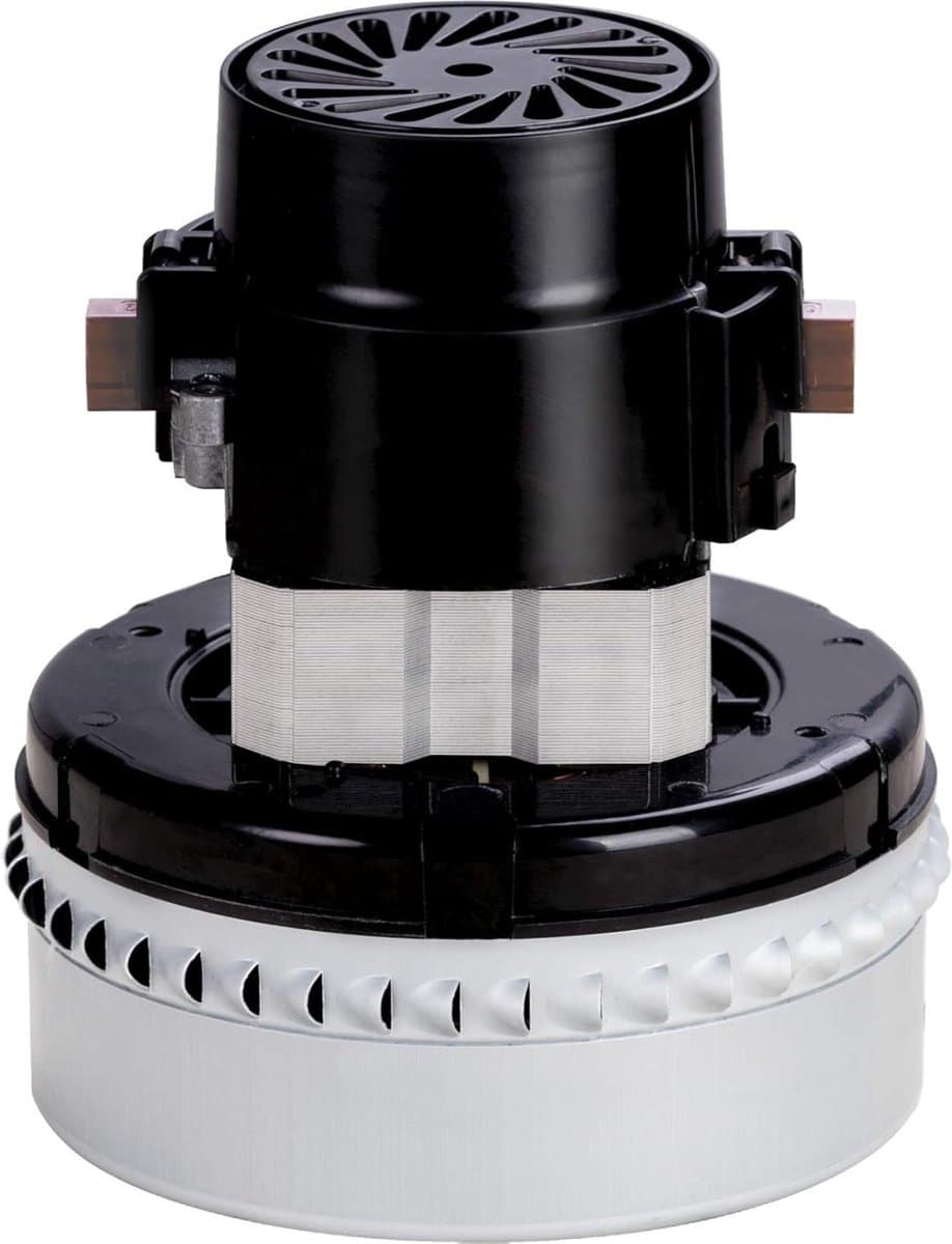 Stofzuigermotor - Krachtige Motor - Stofzuiger Reparatie - 1200 Watt Bypass - 2 turbines - Zilver — afbeelding 1