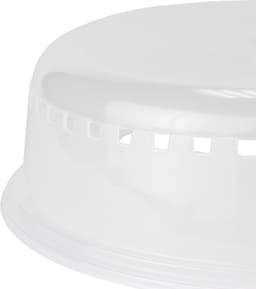 Chef Craft 21568 Classic Microwave Cover, Plastic, Clear — thumbnail 3