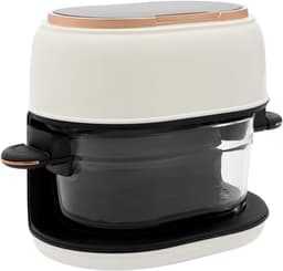 Heteluchtfriteuse - Airfryer - Gezond Koken - 24-uurs Reservering - 4 Liter Capaciteit - Wit — thumbnail 1