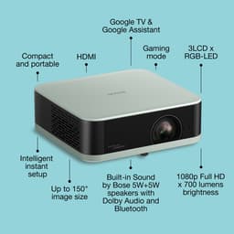 Epson Home Cinema V11HB72340 beamer/projector Projector met normale projectieafstand 700 ANSI lumens LCD 1080p (1920x1080) Zwart, Wit — thumbnail 3