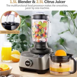 Krachtige 11-in-1 Keukenmachine met Complete Accessoireset — thumbnail 2