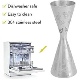 RVS barmaat met maten, barmaat voor bartenders, cocktailmaat met maten binnenin (60 ml 89 ml) — thumbnail 2