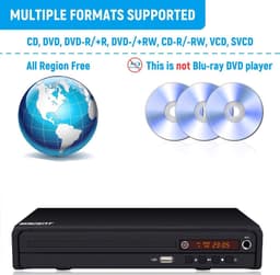 DVD Speler met HDMI - Blu Ray Spelers - Externe DVVD Speler - Entertainment — thumbnail 2
