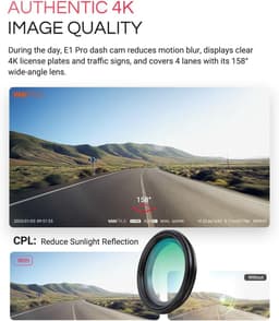 Mini Auto Camera - Rijcamera Recorder - Veilige Rit Registratie - 4K Beeldkwaliteit - 1.54 Inch Scherm - Zwart — thumbnail 4