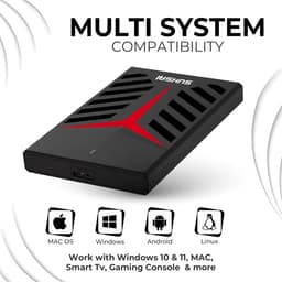 Externe harde schijf - Draagbare HDD - Gegevens opslaan - Plug-and-play functie - 500 GB - Zwart — thumbnail 2