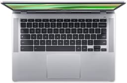 Acer Chromebook CB314-4HT-C58X Intel® N N100 Laptop 35,6 cm (14") Touchscreen Full HD 4 GB LPDDR5-SDRAM 64 GB eMMC Wi-Fi 6E (802.11ax) ChromeOS Zilver — thumbnail 3
