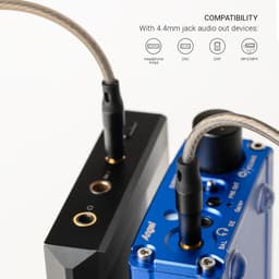 Audio Upgrade Kabel - Gebalanceerde Kabel - Muziek Luisteren - Verzilverd OFC Koper - 150 m - Zilver — thumbnail 3
