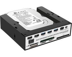 Externe Harde Schijf Dock - HDD Station Lezer - Data Back-up Maken - Alles-in-één Kaartlezer - 2.5 & 3.5 Inch