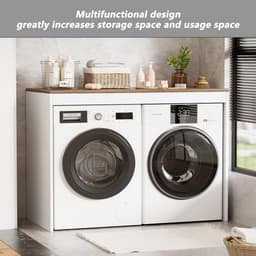 Wasmachine Ombouw - Opbouwmeubel - Kast Wasdroger - Meubel - huishoudelijk — thumbnail 5