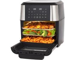 Airfyer - 12liter (L) - Multifunctionele Heteluchtfriteuse - Met LED-touchscreen - 12 in 1 kookfuncties - XXL Capaciteit