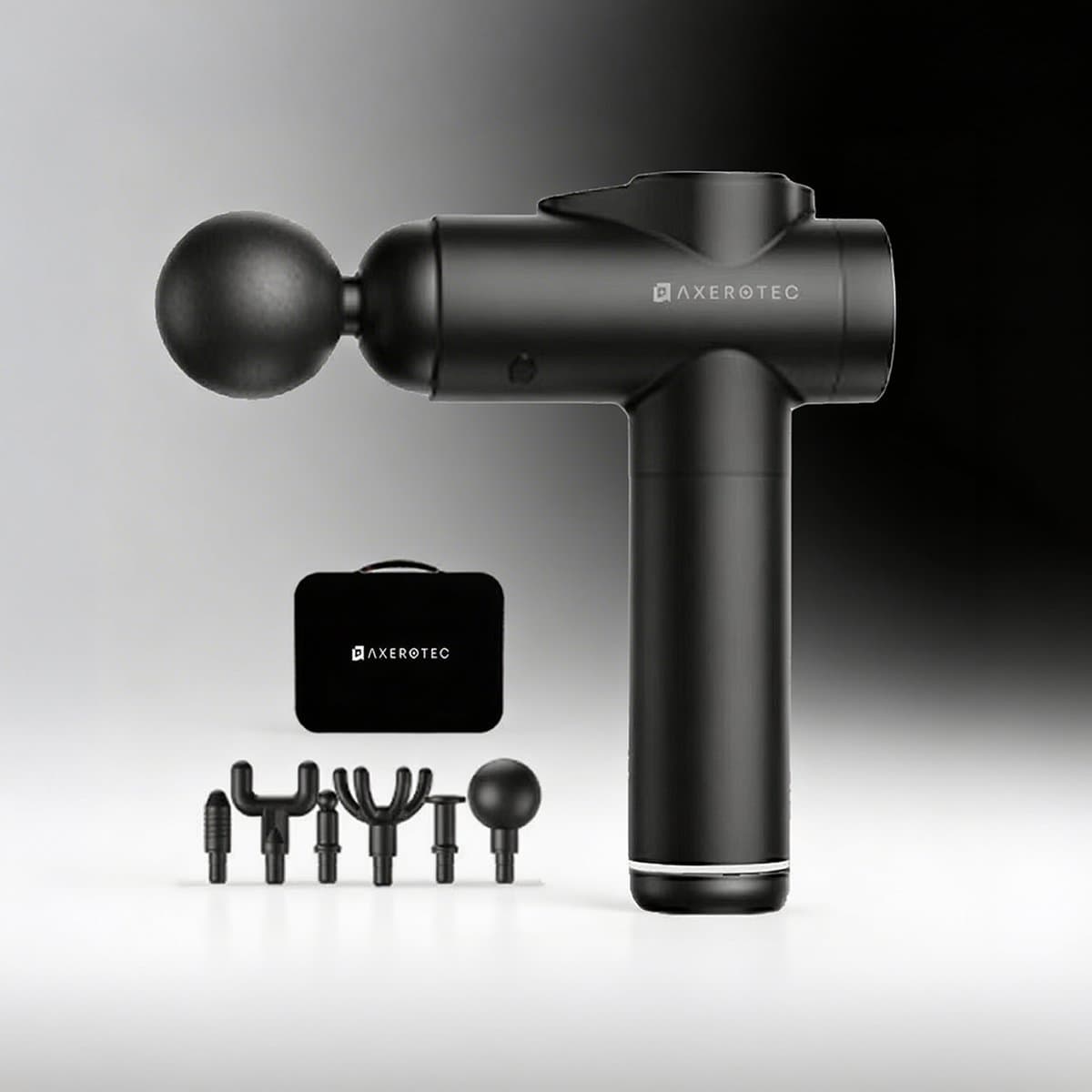 Axerotec Massage Gun - Massage apparaat - Massage-Gun - Massage Gun Professioneel - Massage Gun Pro - Massage Pistool - Massage Apparaat voor rug en nek - Massage Apparaat Schouder - Massage apparaat benen - 6 Massagekoppen - Hardcase - 6 snelheden — afbeelding 1