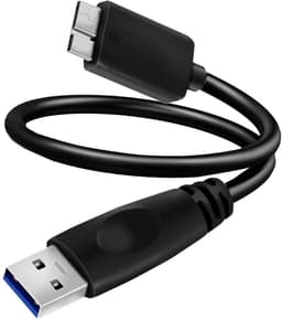 USB 3.0 kabel - Micro USB kabel Externe harde schijf kabel - Gegevens Overzetten - Hoge Snelheid 5 Gbps — thumbnail 1