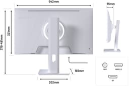 JAPANNEXT Gaming Monitor 23.8" IPS Full HD (1920x1080) 165Hz 1ms Wit | JN-I238F165-HSP-W — thumbnail 4