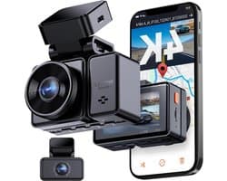 Dashcam - Autocamera - Veilig Rijden - 4K Resolutie - 2 Inch Scherm - Blauw
