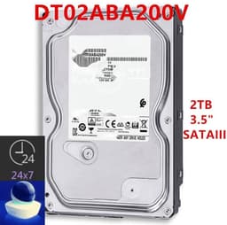 Interne Harde Schijf - Opslagstation - Bestand Opslag - Hoge Capaciteit - 2 TB - Zilver — thumbnail 2