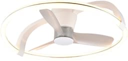 Fantiluxe - Astrid - Plafondventilator met verlichting - Wit - Ø73.5cm - Afstandsbediening - Met lamp - Plafond ventilator - Slaapkamer — thumbnail 4