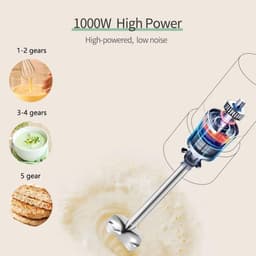 Keukenmachine - Staafmixer - Gerechten Bereiden - 4-in-1 Multifunctioneel - 700 ml - Multicolor — thumbnail 2