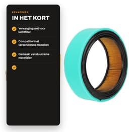 Dailygoods- Luchtfilter Revisieset - Geschikt voor KOHLER CV18S/CV23S/CV20S/CH22/CH23 - Inclusief Brandstoffilter/Bougie/Oliefilter - Stabiele Prestaties - Materiaal: IJzer/Rubber - Grasmaaieronderdelen — thumbnail 4