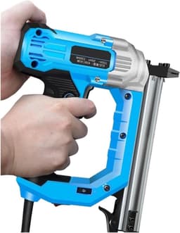 Nail Gun, 2300W Electric Shooting Hammer 6 Speed Shooting Hammer Steel Shooting Hammer For Woodworking Concrete Nail Gun Cement Wall Steel Row Shooting Hammer for Furniture Upholstery and Carpentry — thumbnail 1