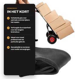 Dailygoods- Binnenband 4.10/3.50-5 - Hoge prestaties - Veilig rijden - Binnenband voor trolleys - Binnenband voor grasmaaiers - Duurzaam materiaal - Buitenband — thumbnail 2