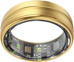 NOLATR Pro, Slimme Ring met Stappenteller, Activiteitstracker & Hartslagmeter – Zonder Abonnement & Nederlandse App – Goud – Maat 9 — thumbnail 1