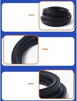 Maaier Dek Riem - Vervangend Onderdeel - Gazon Onderhoud - Duurzame Rubber Constructie - 5/8 x 170 inch - Zwart — thumbnail 5