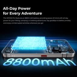 Oukitel WP200 Pro Robuuste Smartphone 5G - IP68/IP69K Outdoor Telefoon - 72GB RAM - 1TB ROM - 6,7 inch 120Hz - 8800mAh 45W - 108MP + 32 MP Camera - GPS NFC - Android 15 - Groen — thumbnail 2