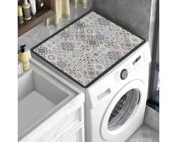 Wasmat, 50 x 60 cm, wasmachinehoes, universeel, zacht en op maat te maken, geschikt voor wasmachines en drogers.