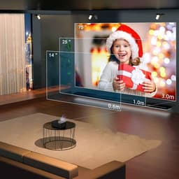 Dailygoody - Miniprojector - HD 1080P - Oogbescherming - Draagbare Projector - Binnen en Buiten - Videoprojector - Geschikt voor Thuisbioscoop — thumbnail 3