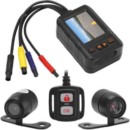 Dailygoods - Dailygoody Motorfiets Dash Cam - 1080P HD - Waterdicht - 2 Inch Scherm - Loop Recording - Geschikt voor alle motorfietsen - Zwart — thumbnail 3