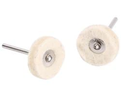 Polijstborstels van vilt 25 mm met draaigereedschap handvat - Set van 10 voor een perfecte afwerking