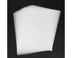 Transparant A4 Kopieerpapier, Geschikt voor Tekenen, Calligrafie en Printen, Verpakking van 100 Vellen voor Thuis en Schoolgebruik