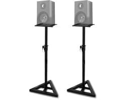 Florixa® Luidspreker Standaard - Standaard - Luidsprekerstandaard - Zwart - 46cm x 46cm x 66cm; 5.8 kg