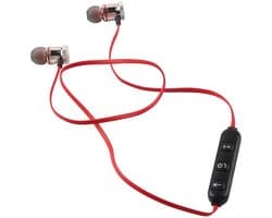 Draadloze Bluetooth sportkoptelefoon met geïntegreerde magneten en multi-pairing V4.1 technologie voor lange standby- en spreektijden met één volle lading (2 kleuren optioneel) (goud)
