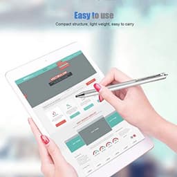 Draagbare Pen Compact Digitale Touchscreen met Hoge Gevoeligheid Universeel voor Tab//Xiaomi Smartphones en Tablets (Zilver) — thumbnail 5