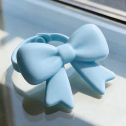 Hoofdtelefoondecoratie - Hoofdtelefoon accessoire - Persoonlijke Stijl - Zacht Siliconen Materiaal - 6x3x2 cm - Blauw — thumbnail 3