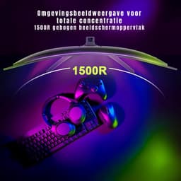 SVN® Gaming Monitor 240hz - Gaming Monitor -Zwart - ‎‎19 x 55 x 42 cm; 3.88 kg — thumbnail 2