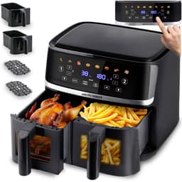 Berdsen BD-657 Serie - Heteluchtfriteuse - 10,2L - 1700W - Zwart — thumbnail 1