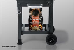 Berdsen BBQChef™ - Houtskoolbarbecue - Stalen Roosters - 107 x 80 x 50 cm — thumbnail 4