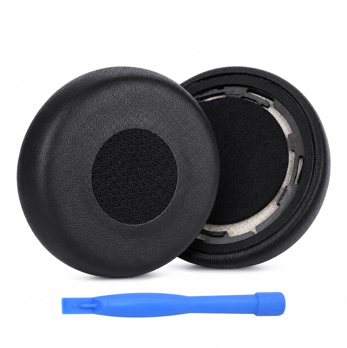 Vervangende Oorkussens voor Jabra Evolve 75 / 75UC / 75MS / 75SE Hoofdtelefoon van MMOBIEL – Memory Foam en Protein PU Koptelefoon Oorkussens - Noise Isolation Hoofdtelefoon Earpads – Zwart — afbeelding 1
