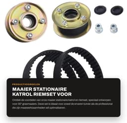 Dailygoods- Maaier Katrol Verbeterde Prestaties - Riemset - Compatibel met Toro - 30" Grasmaaier - Brede Compatibiliteit - Voor TimeMaster/TurfMaster — thumbnail 5