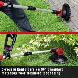 QUOVO® Kantenmaaier - Grasmaaier - Accugrasmaaier - Grijs - 86cm x 26cm x13cm — thumbnail 5
